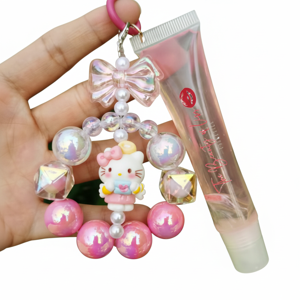 Hello Kitty Charm Keychain